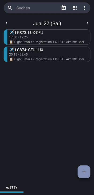 Calendar Screenshot (Dark)